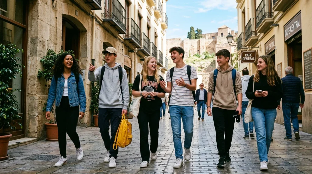 Planes con adolescentes según grupo Málaga